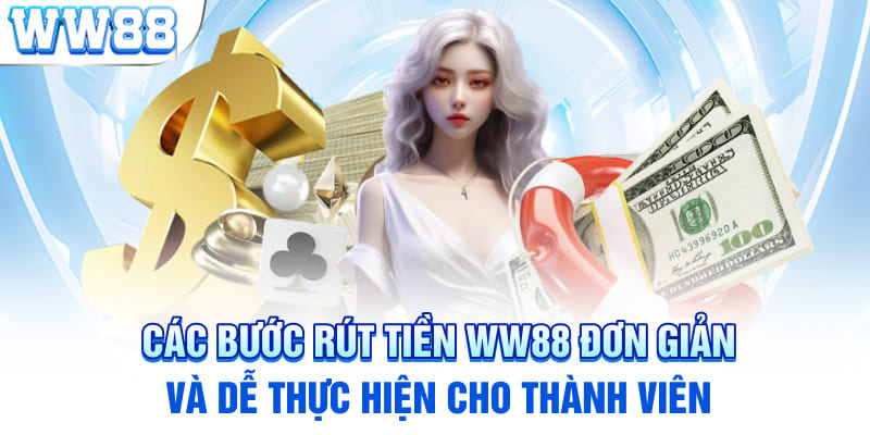 Các bước rút tiền WW88 đơn giản và dễ thực hiện cho thành viên