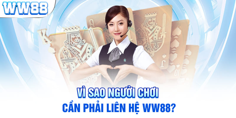 Vì sao người chơi cần phải liên hệ WW88?